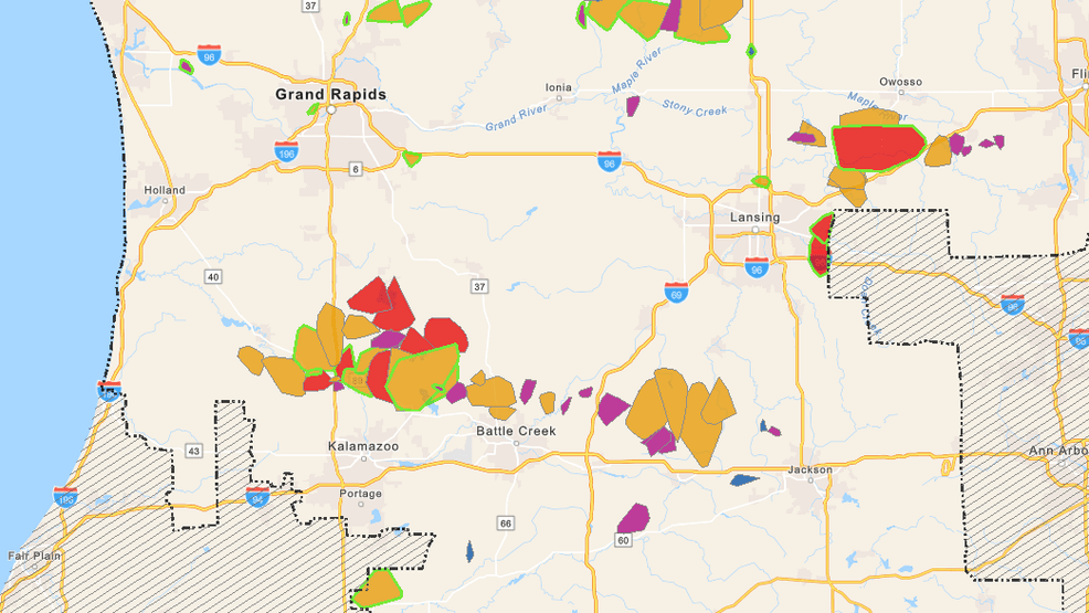 Over 47,000 without power after storms push through West Michigan