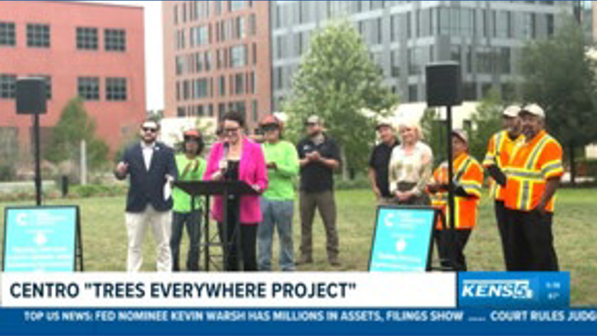 The 'Trees Everywhere Project' aims to plant 1,000 trees in San Antonio ...