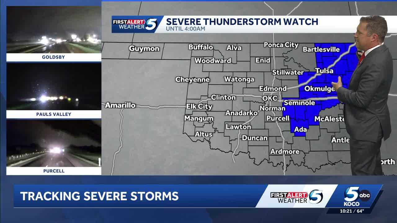 Severe storms move to eastern Oklahoma on Tuesday, but tornado risk ...