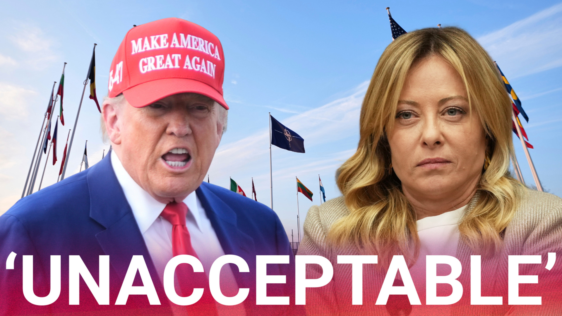Donald Trump blasts Italian PM Meloni as relationship with European ...