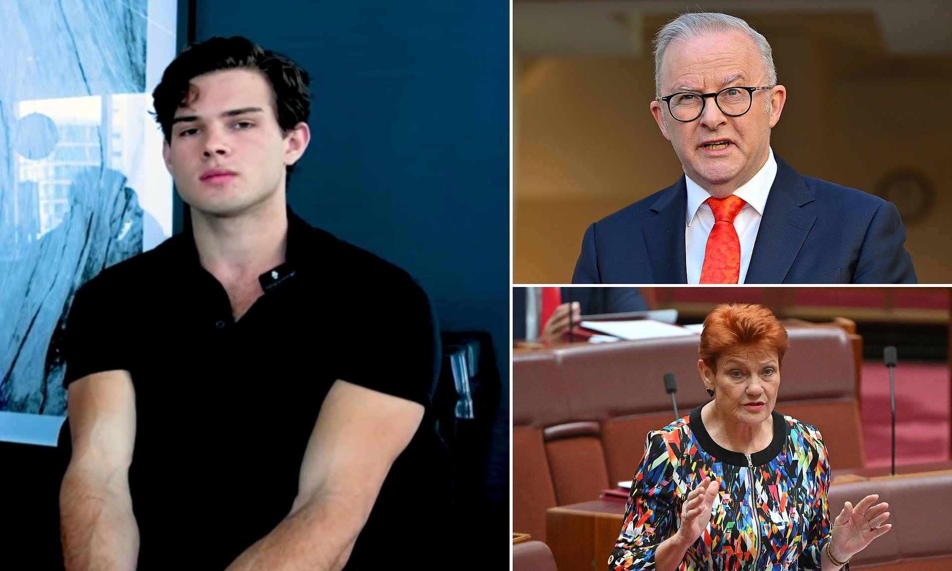 US 'looksmaxxer' rips into Albo's appearance - and advises how Pauline can appear 'more feminine'
