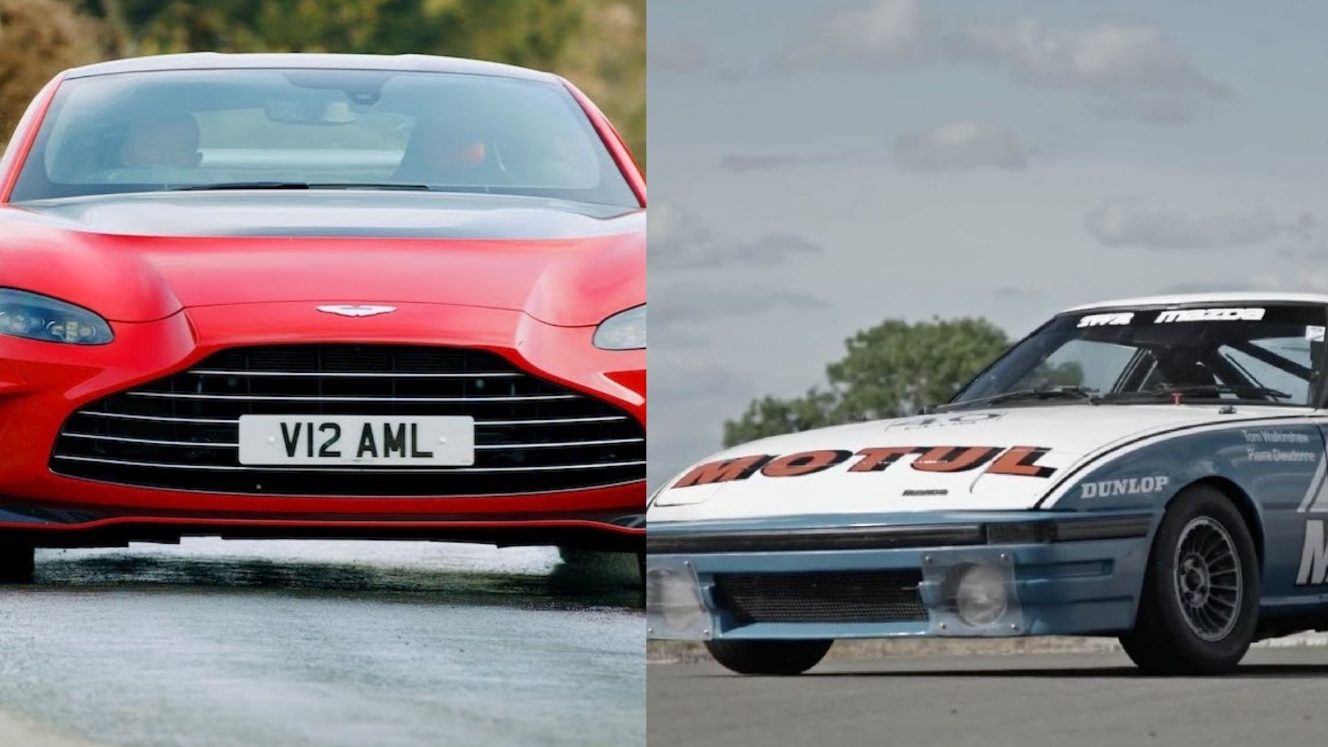 Aston Martin V12 Vantage contra Mazda RX-7