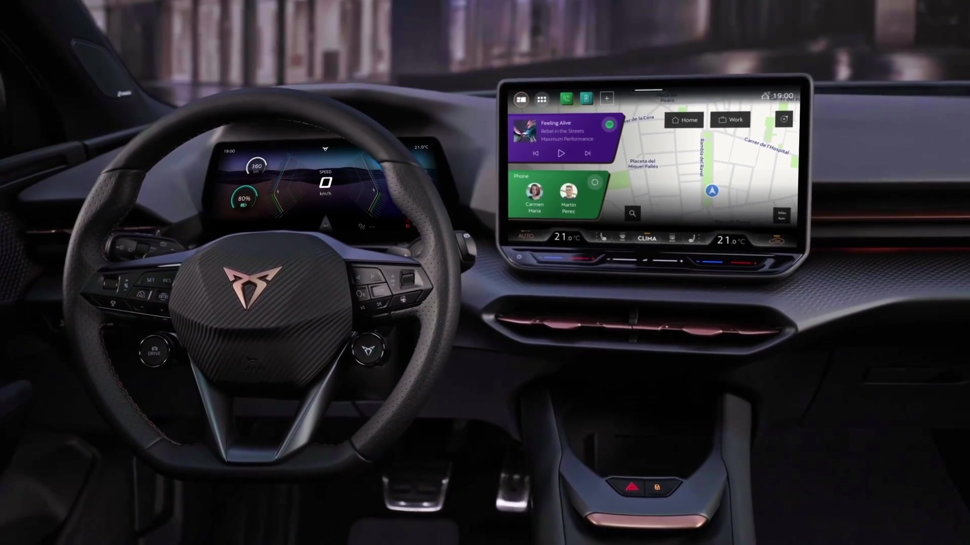 Der CUPRA Raval - Interieur
