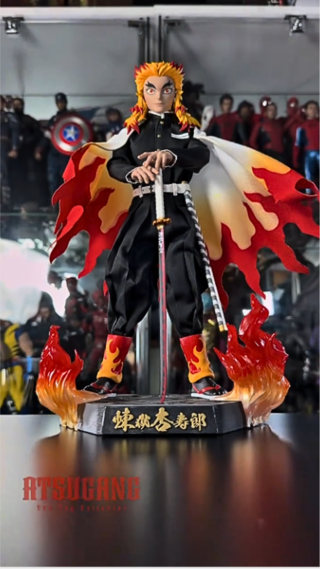 Rengoku Kyojuro unboxing Demon Slayer figure