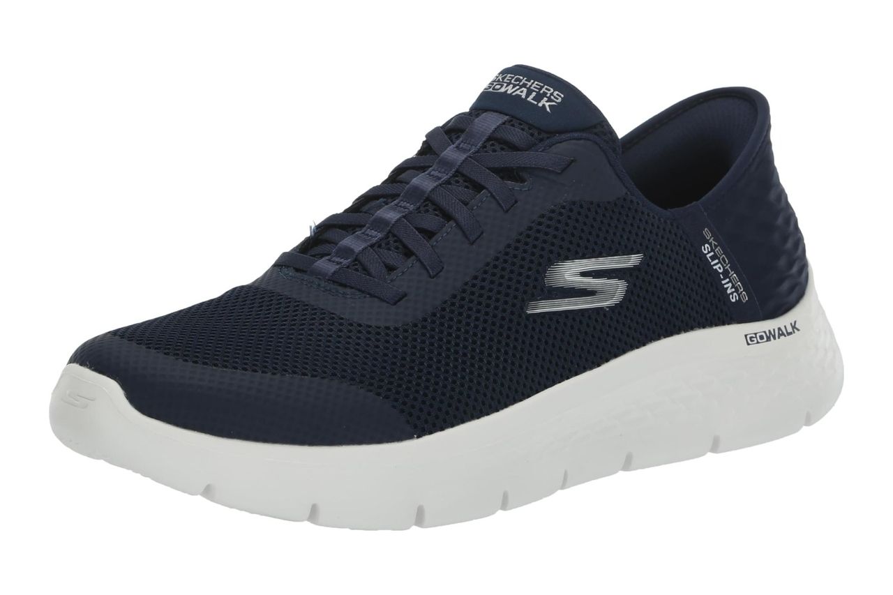 Amazon Skechers Women's Go Walk Flex Hands Free Slip-Ins-Grand Entry Sneaker