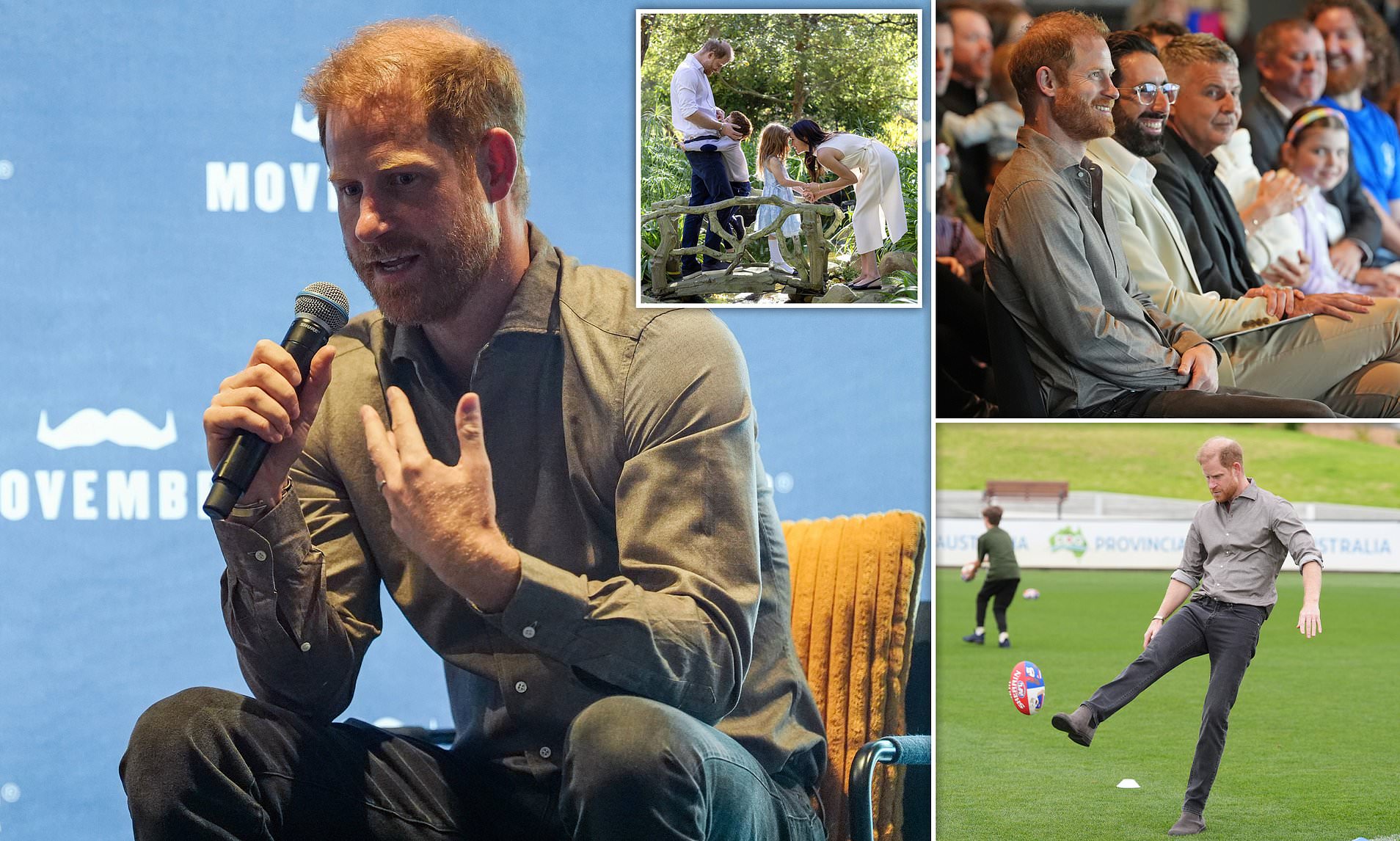 Prince Harry tells of struggle when Archie was born at mental health ...