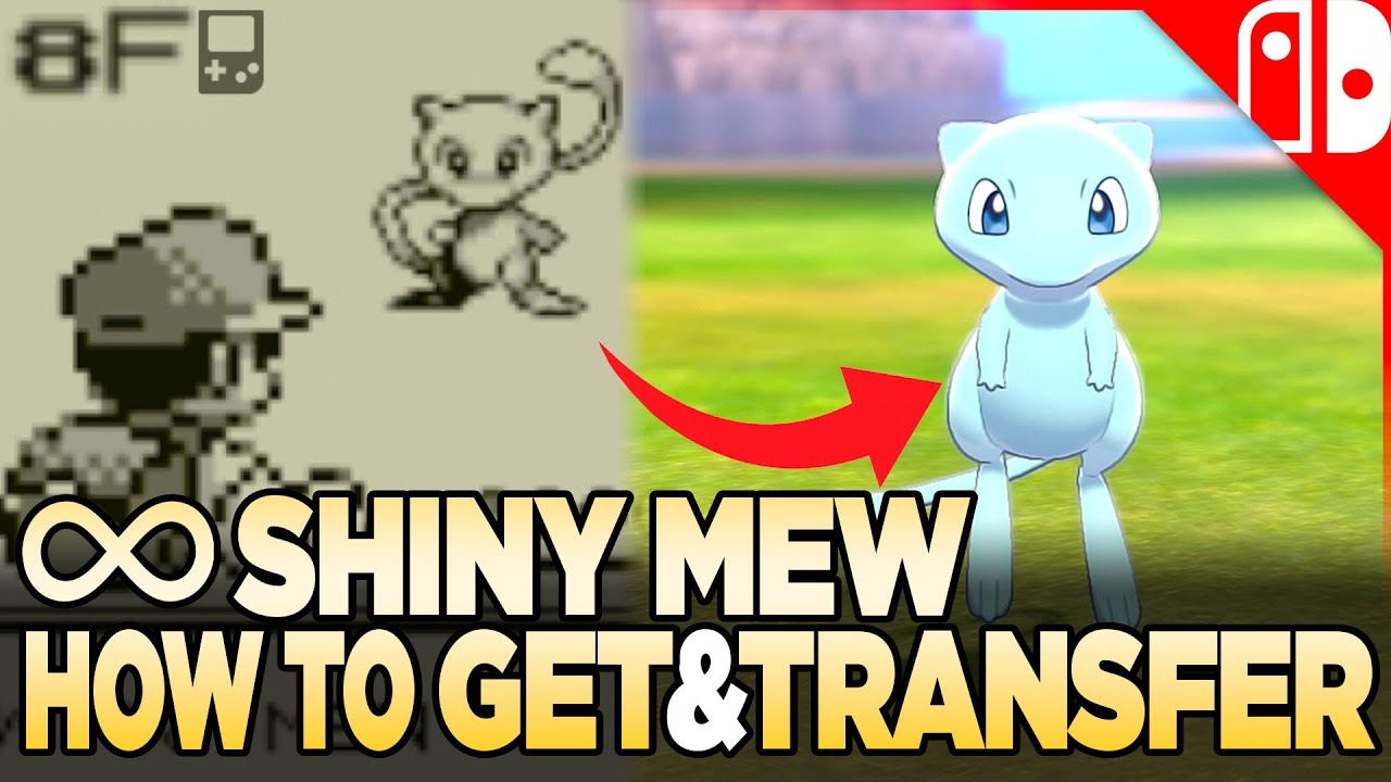 How to Transfer Shiny Mew from Pokemon Red and Blue to Pokemon Home