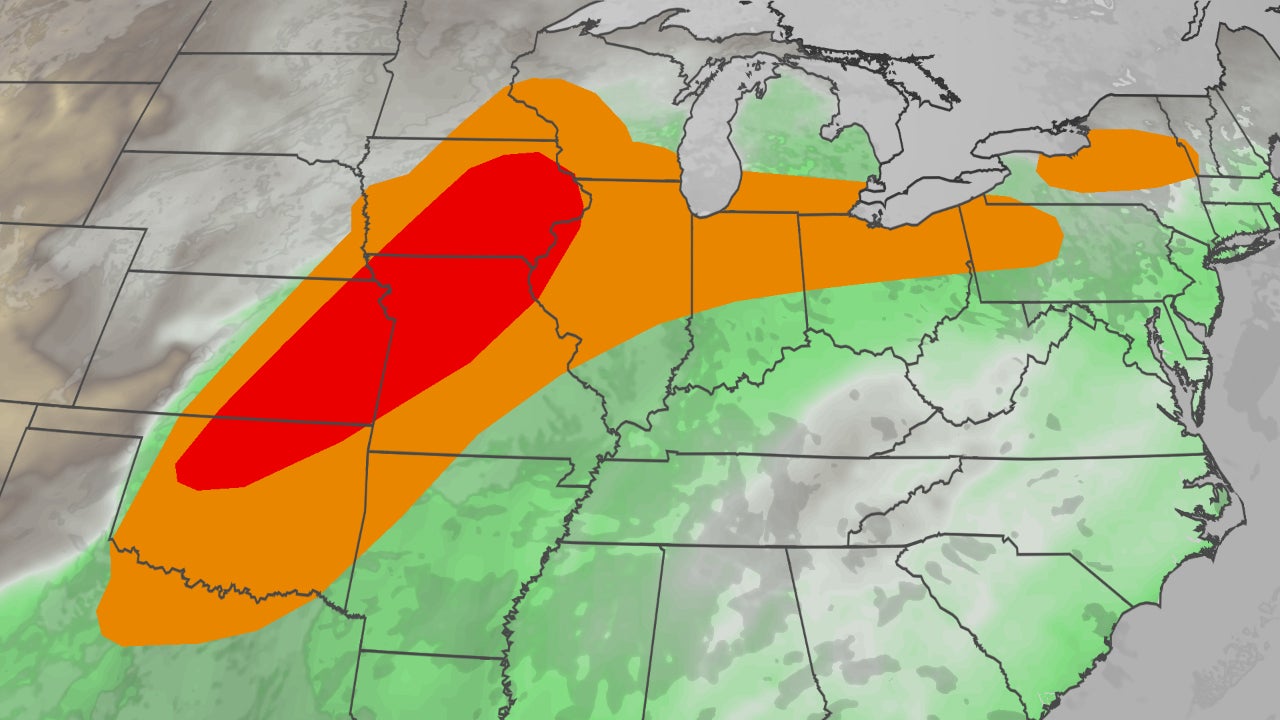 Severe weather, including tornadoes, flooding rain, will hammer parts ...