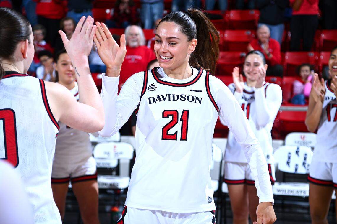 How Davidson's Charlise Dunn made history by being drafted by WNBA's ...