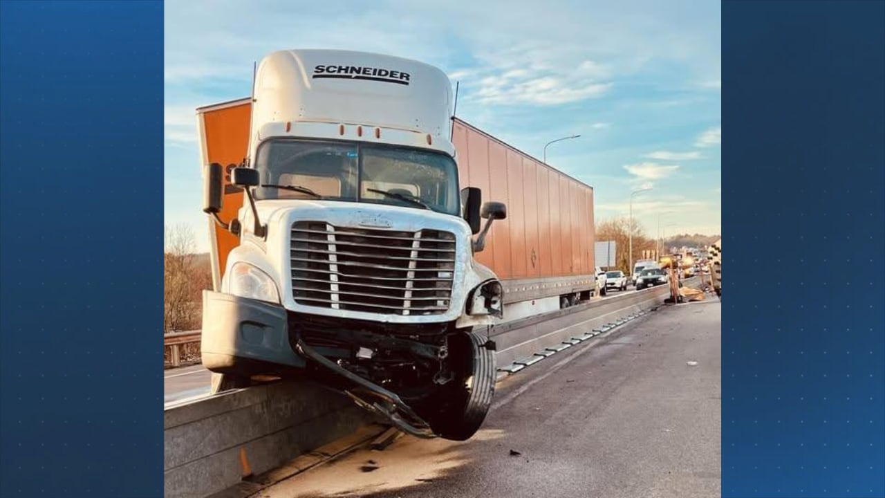 Lane closures in place on I-495 northbound at I-90 due to tractor ...