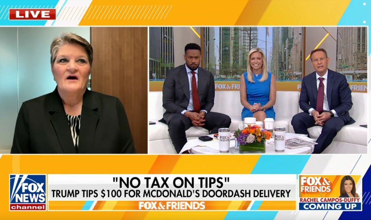 DoorDasher issues five-word comeback on Fox News after Trump delivery