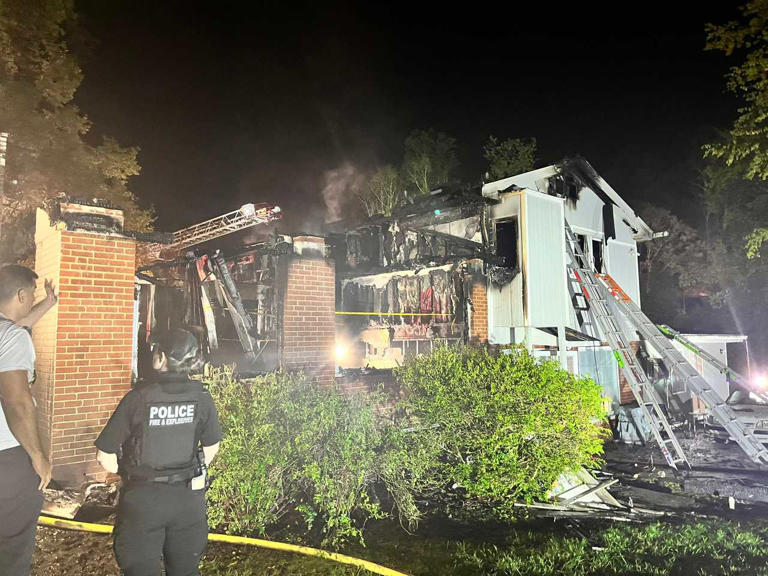 Woman found dead, man rescued from fast-moving overnight Maryland house ...