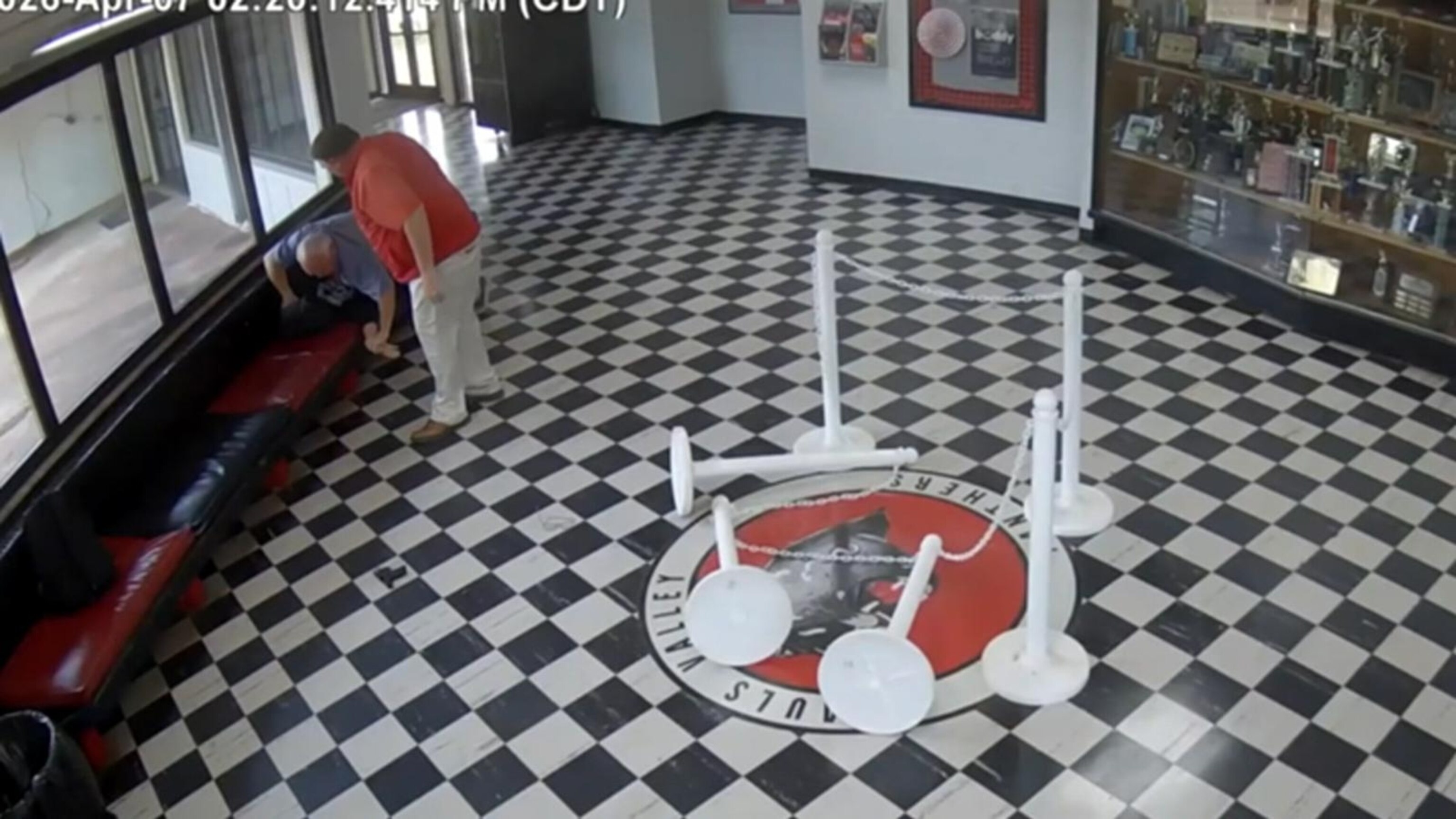 Principal stops alleged potential school shooter on surveillance video<br><br>