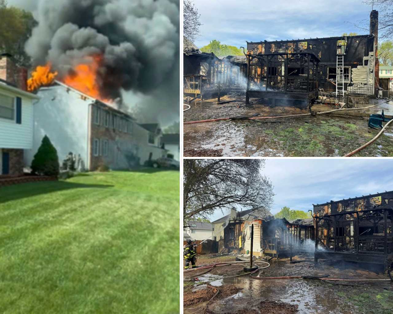 Maryland fire destroys home, leaves families with 'nothing but the ...