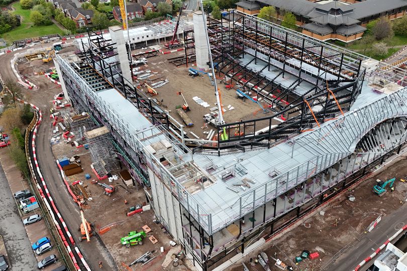The scale of Cardiff's huge new indoor arena shown in jaw-dropping images