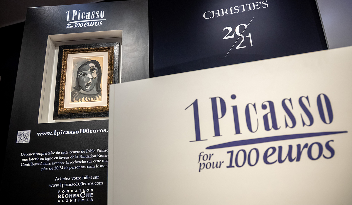 French man wins Picasso painting worth €1m after buying €100 raffle ticket