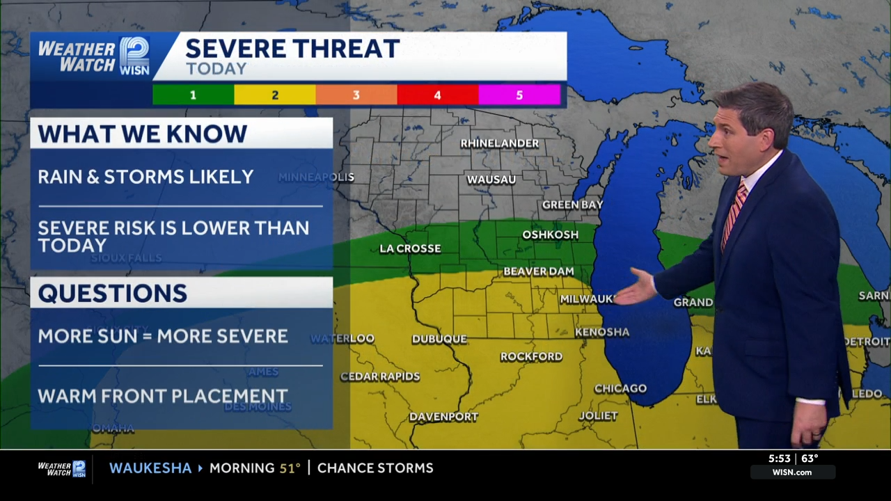 Impact day: Flooding and strong storms possible