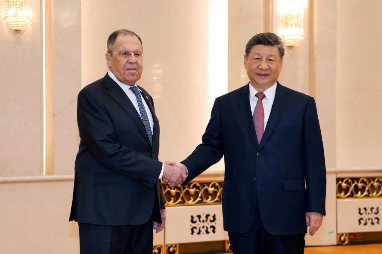 Xi meets Russian FM as leaders flock to China over Middle East war