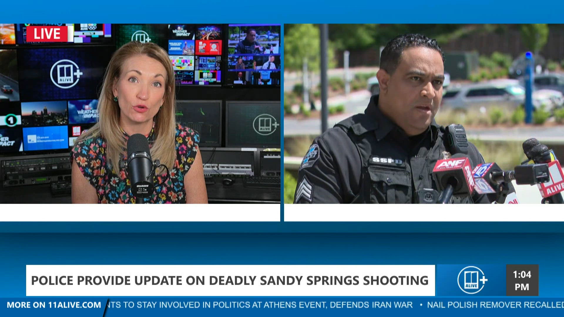 Sandy Springs police update deadly overnight shooting in press conference
