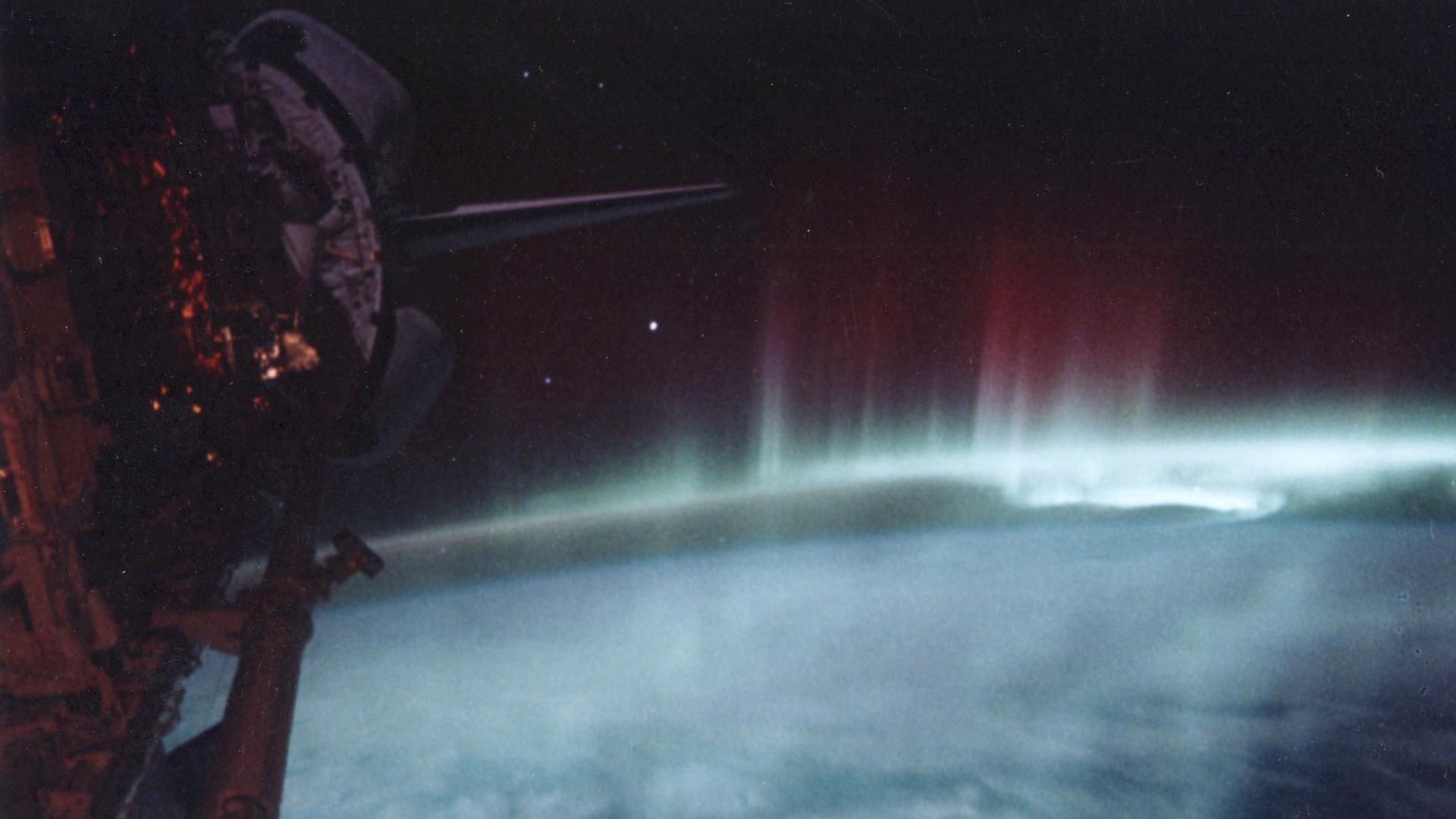 Stunning photos of auroras seen from space