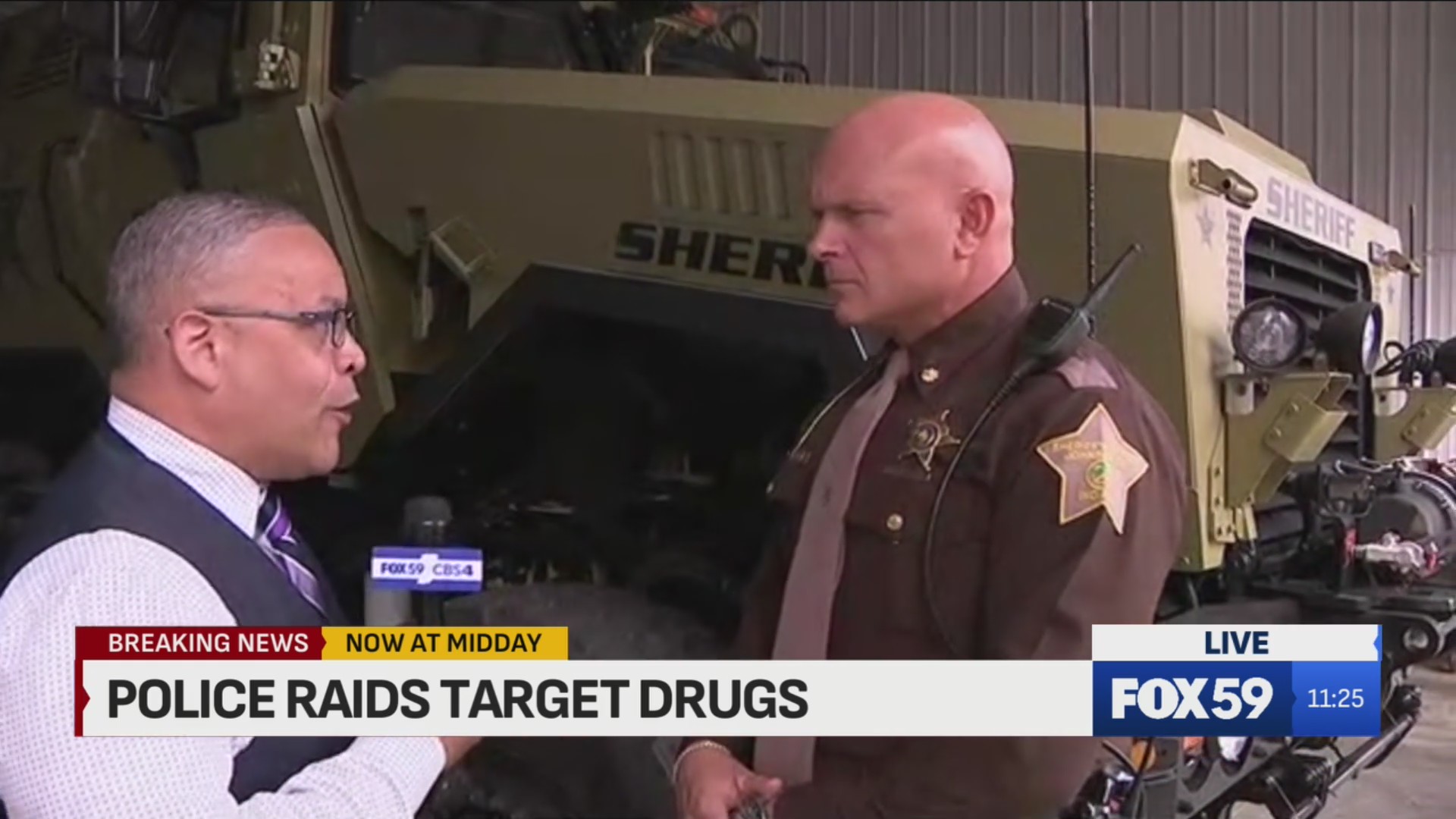 Multi-county police raids target drugs
