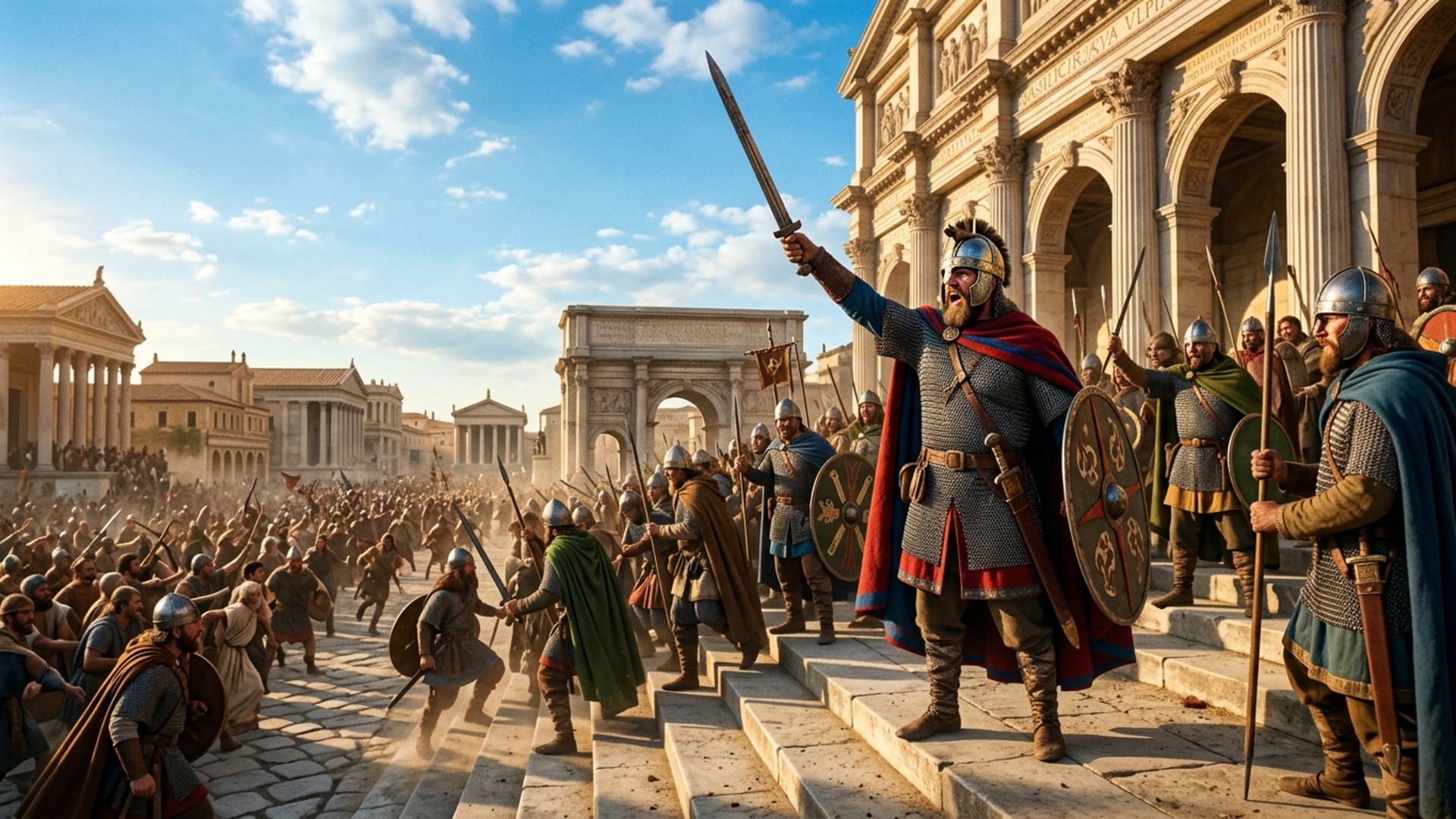 The Visigoth kingdom, from the sack of Rome to the last stand in Hispania