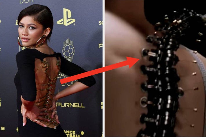 Zendaya’s divisive latest red carpet look is being compared to ...