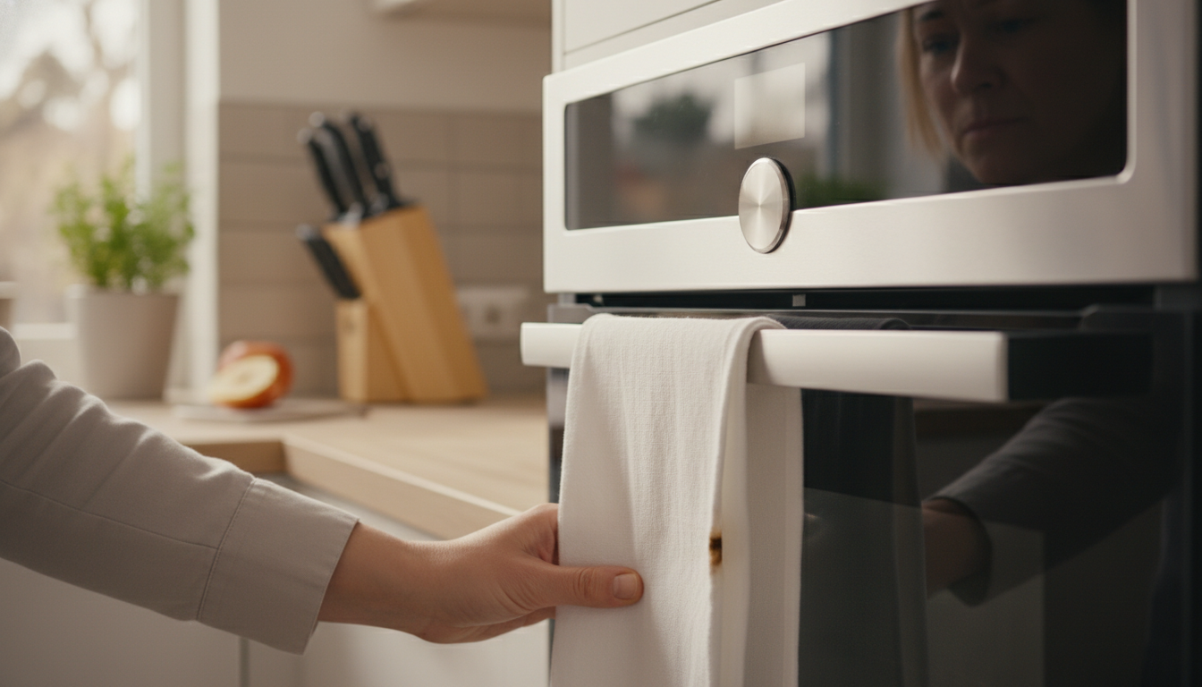 Why your oven door towel needs to go now
