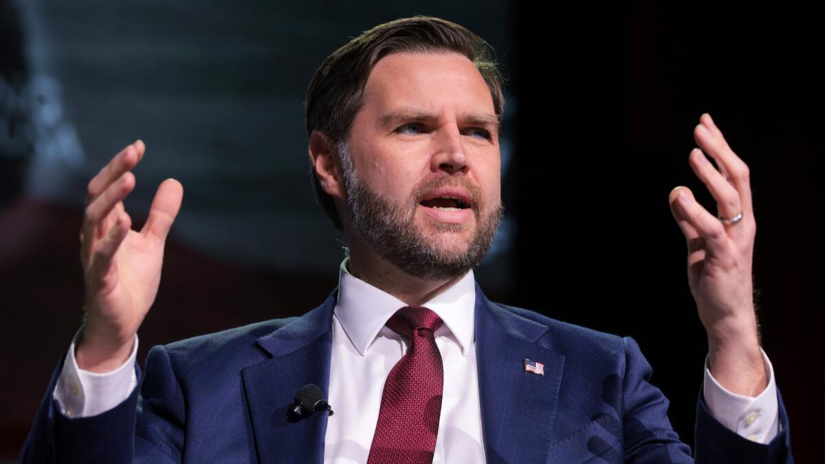 Vice President JD Vance draws sparse crowd at Turning Point USA event