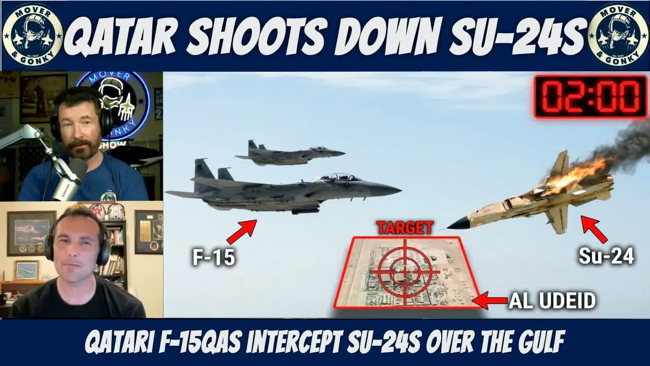 Looking back: Last minute intercept! Qatari F-15 shoots down Iranian Su ...