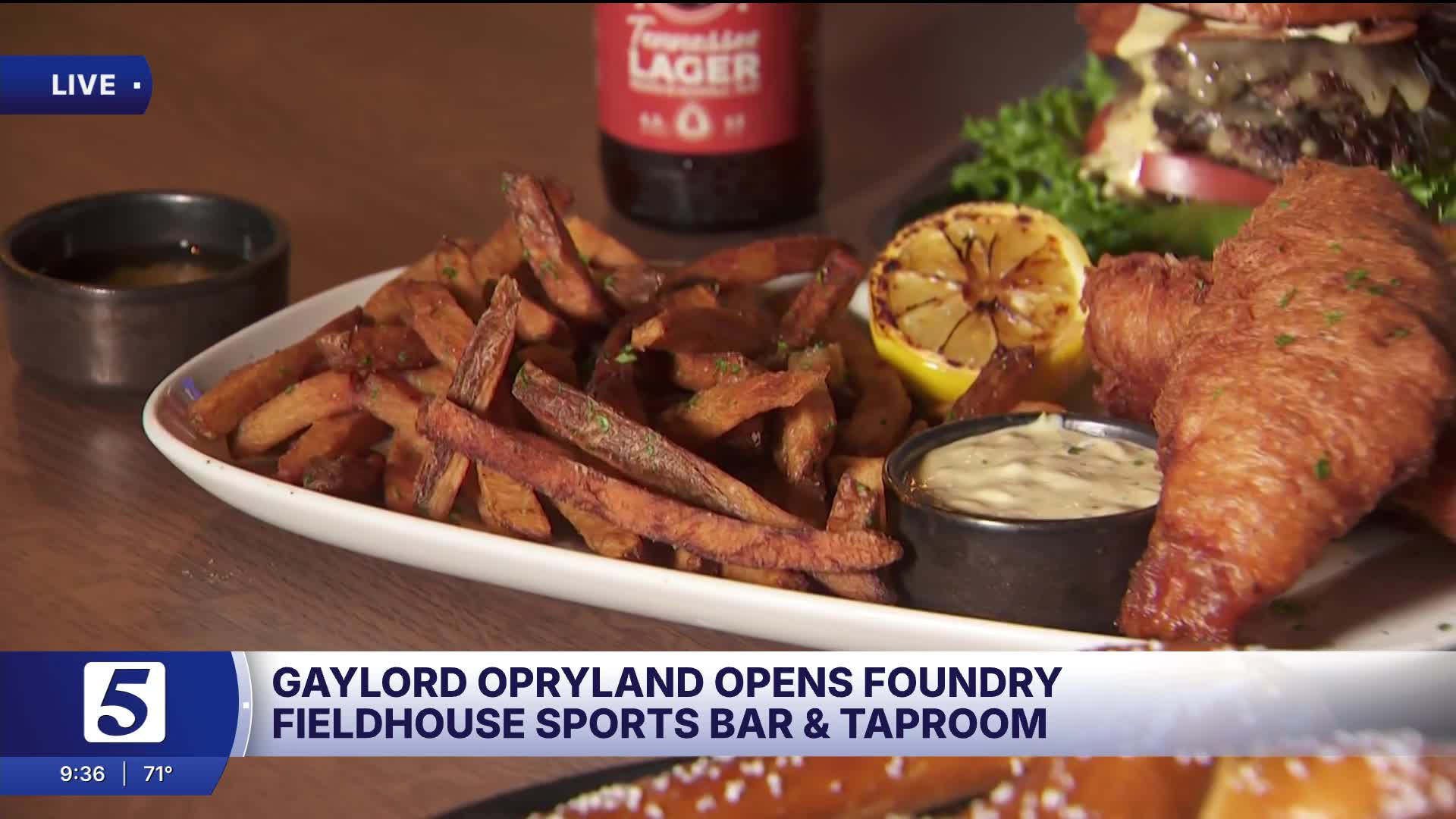 Gaylord Opryland opens The Foundry Fieldhouse Sports Bar & Taproom