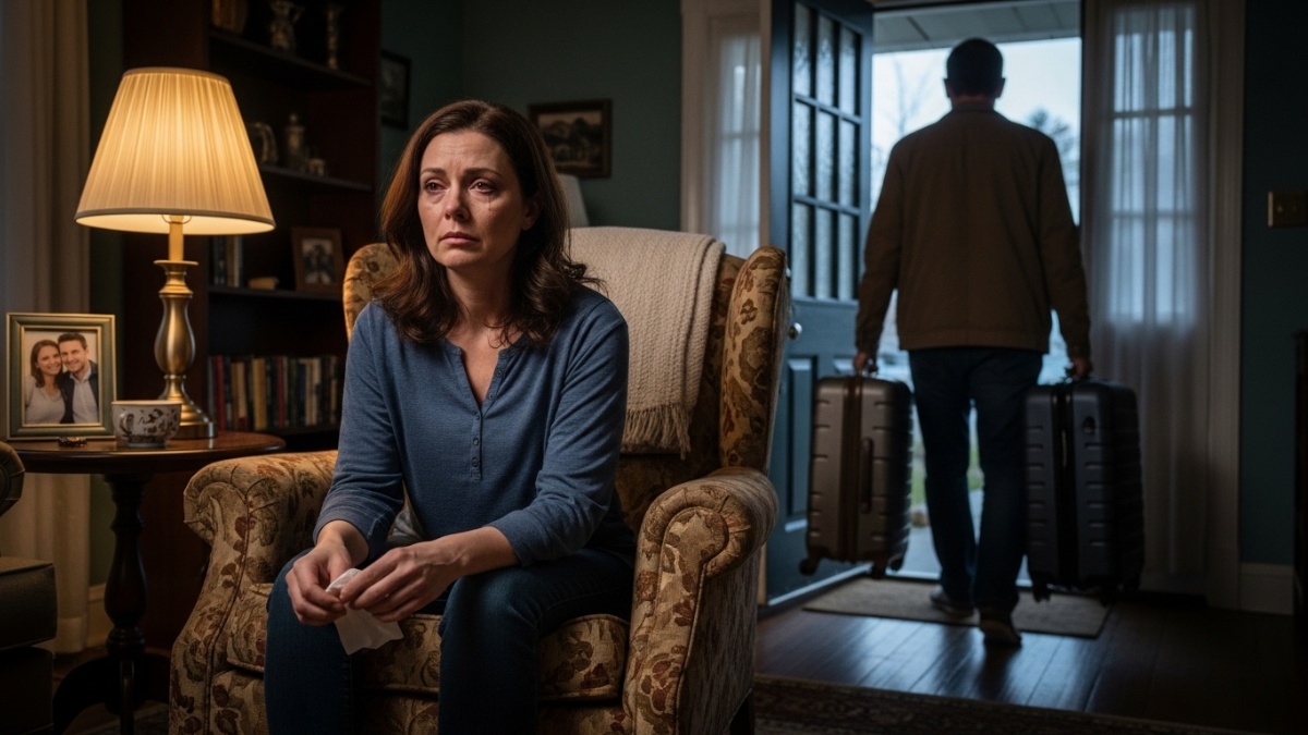 When my husband left with a younger woman, I warned him that the doors ...