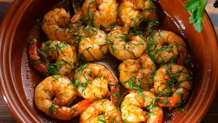 Spanish garlic shrimp
