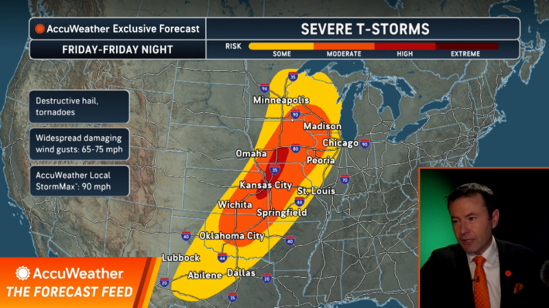 Cold front to slam the Midwest with multiple kinds of severe weather ...