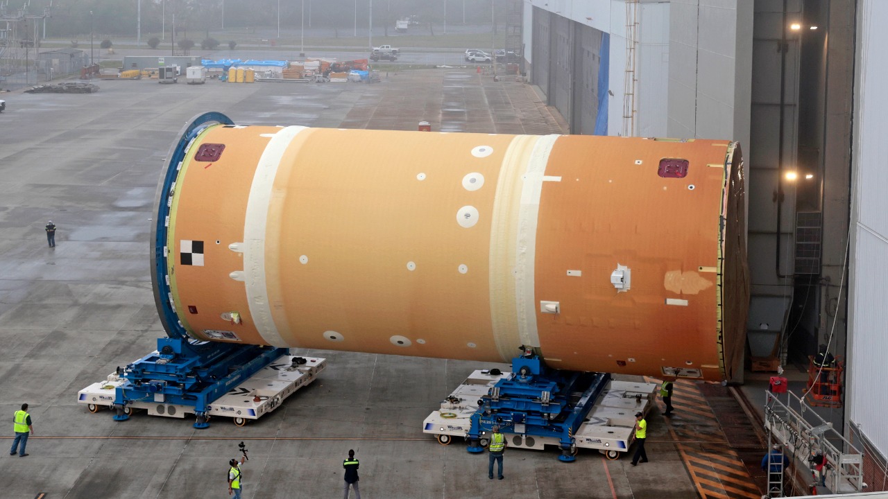 NASA to roll out Artemis III SLS core stage section on April 20