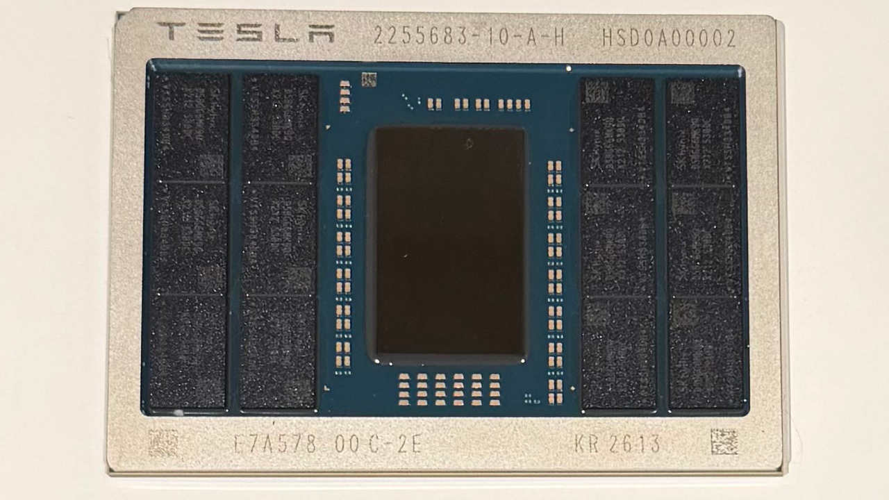 Elon Musk demonstrates first sample of Tesla AI5 processor ...