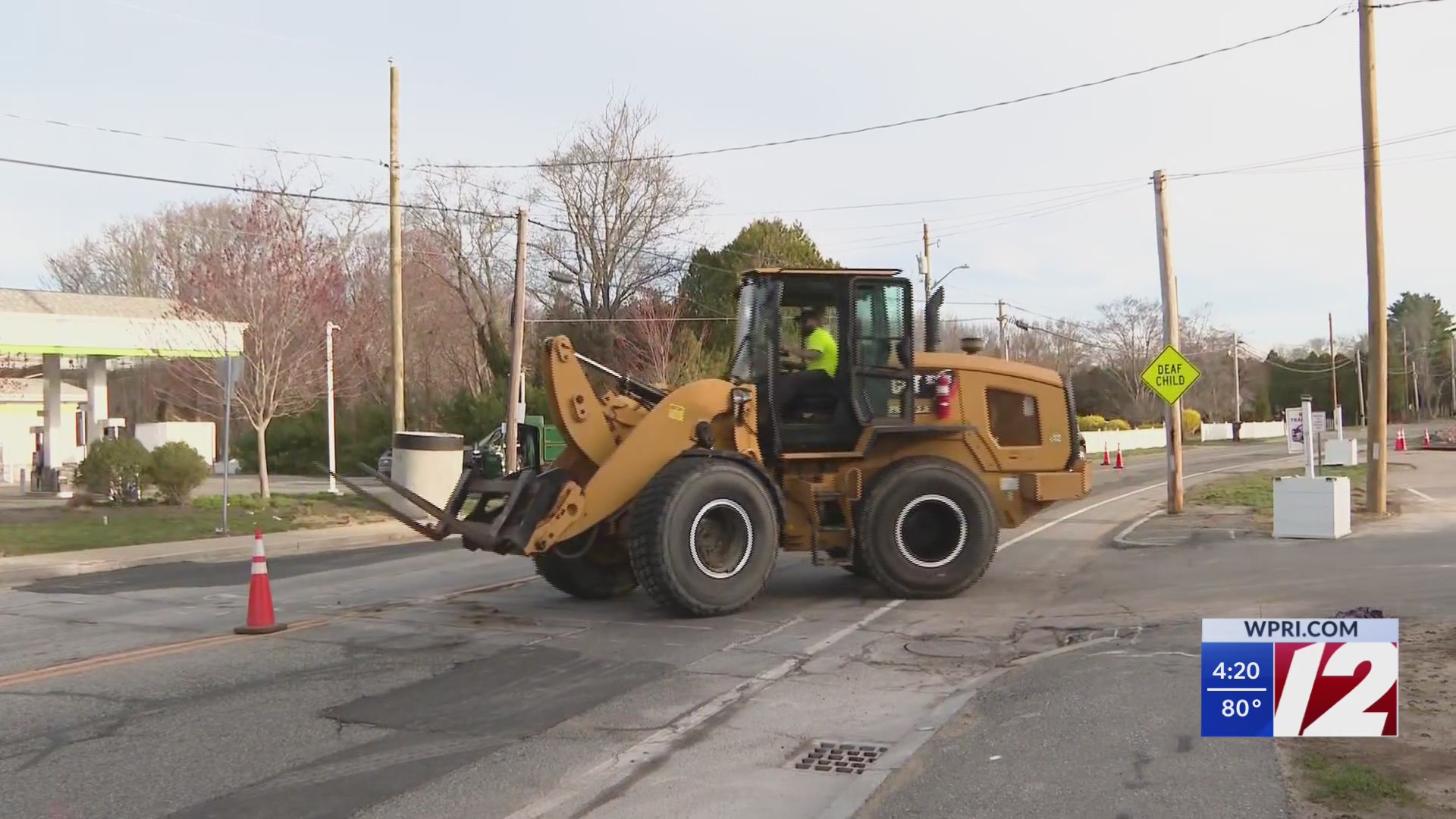 Crews begin gas line relocation in Swansea