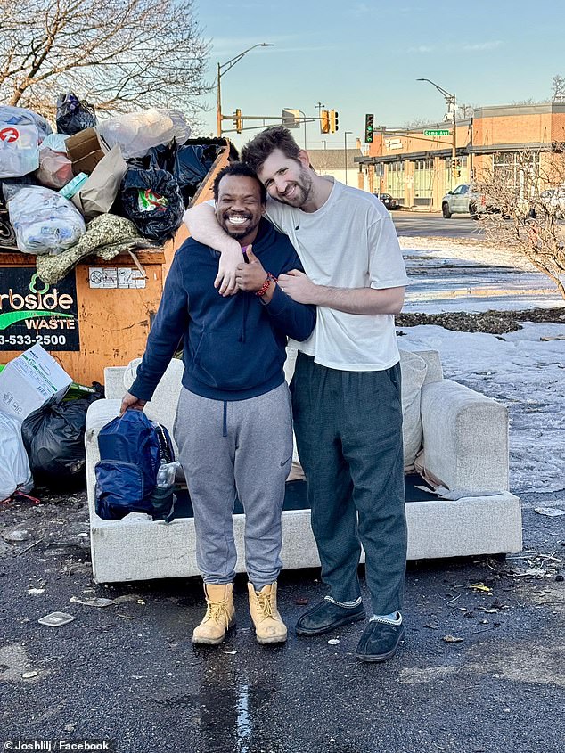 Internet star who films himself doing good deeds for homeless people is ...