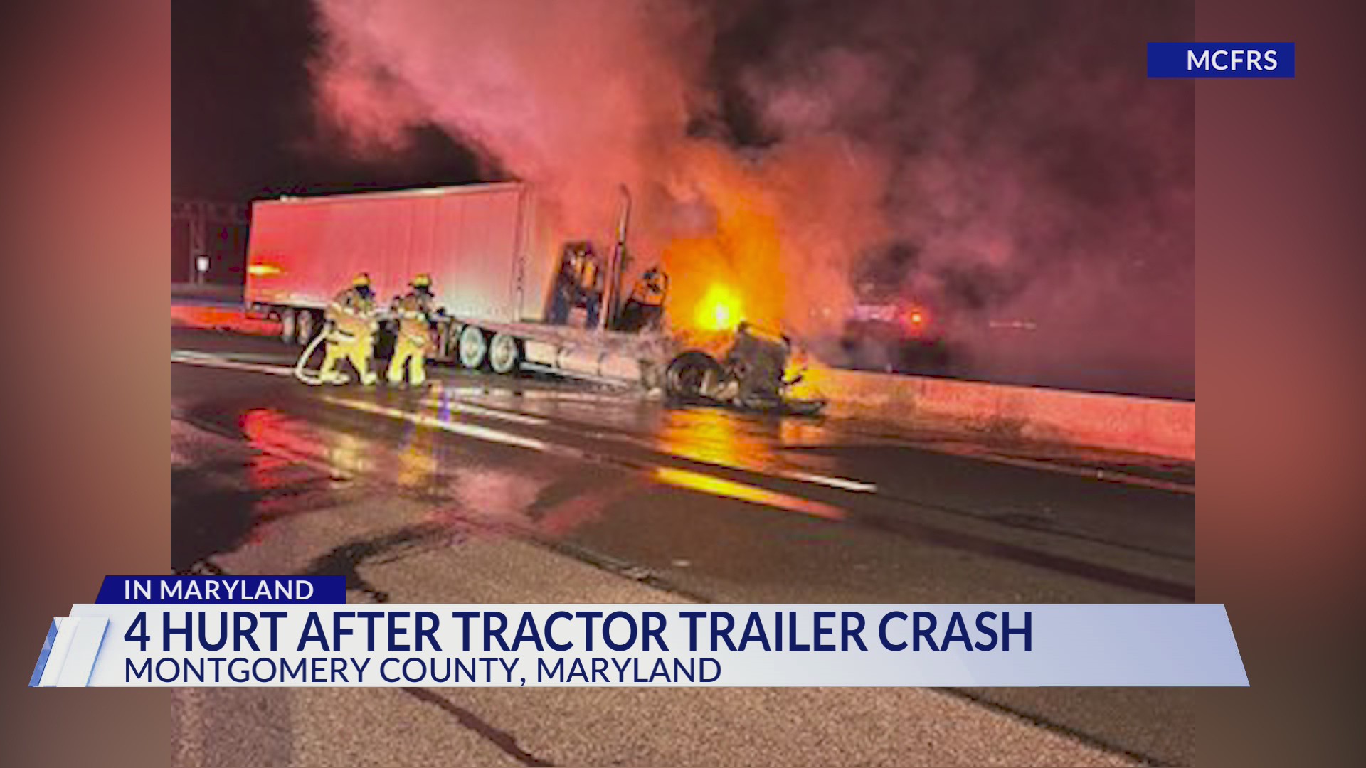 Multiple hospitalized after fiery tractor-trailer crash on I-270 in ...