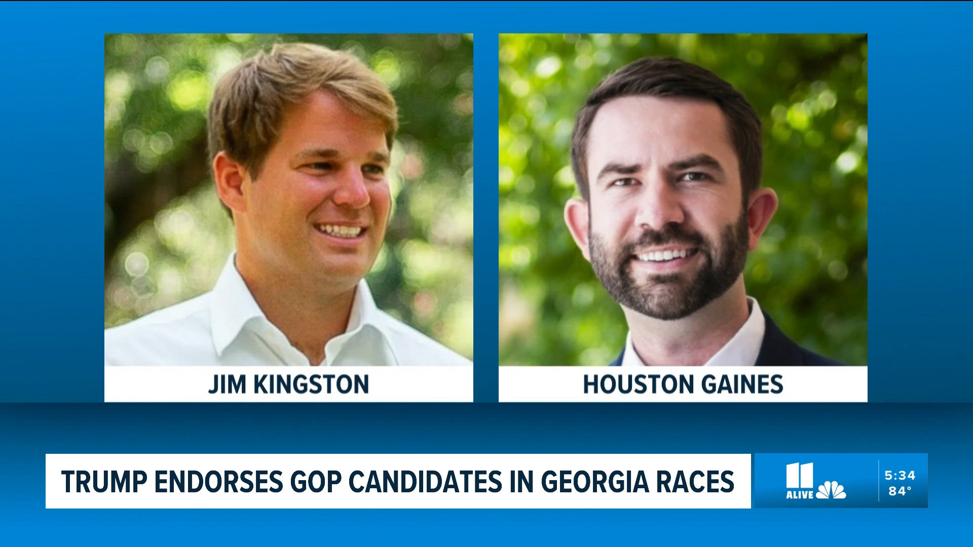 President Trump endorses GOP candidates in Georgia races