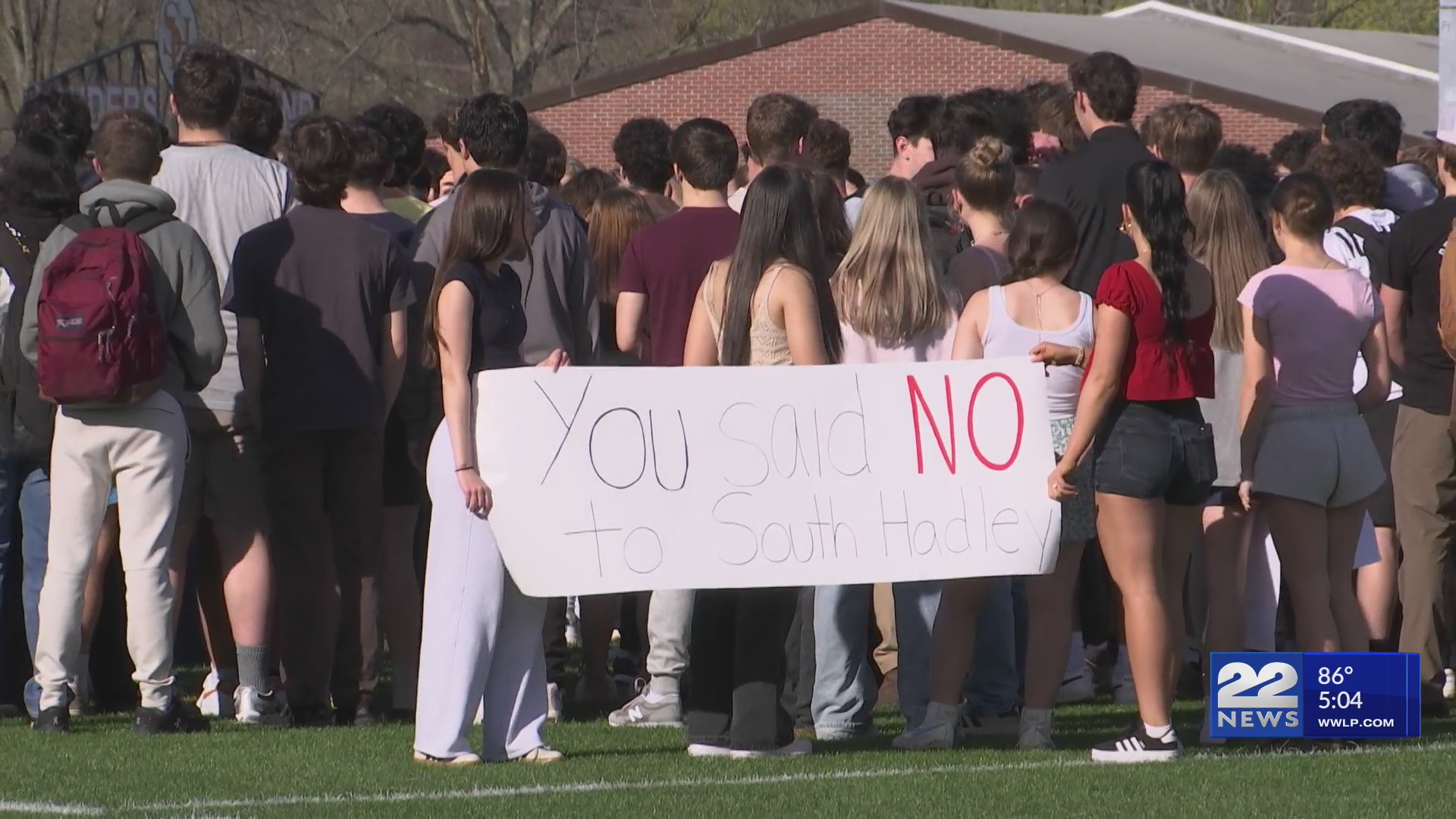 South Hadley High School students stage walkout in protest of no vote ...
