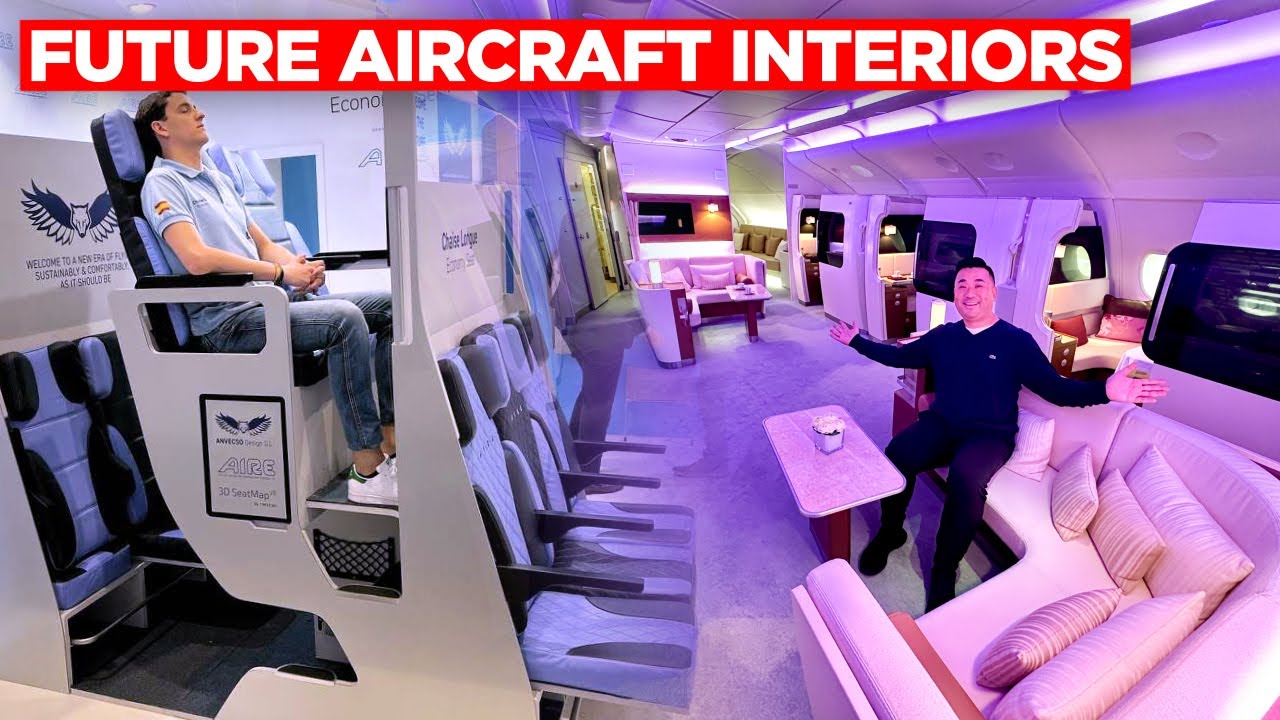 The future airplane seats and interiors - AIME 2023