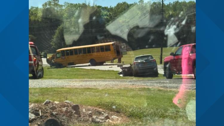 CMS bus on field trip involved in Rowan County crash