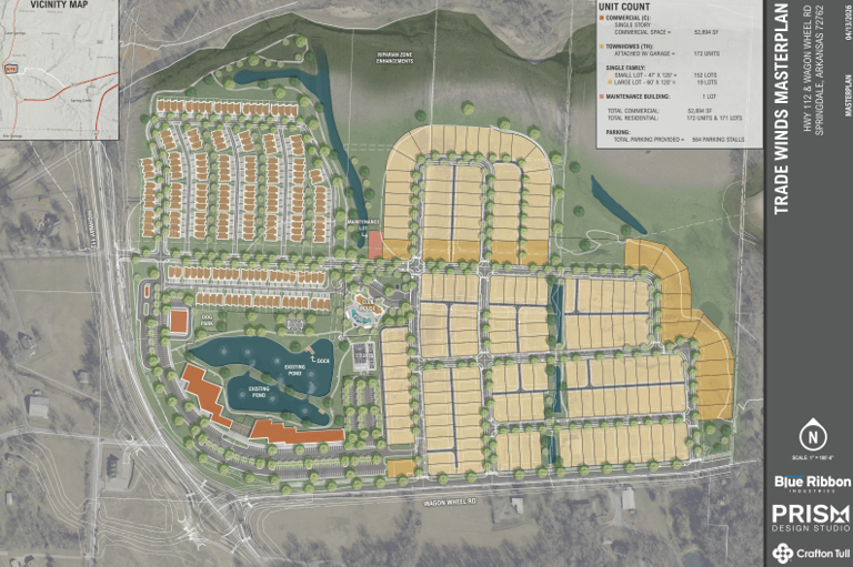 Blue Ribbon unveils Springdale’s Trade Winds development plans