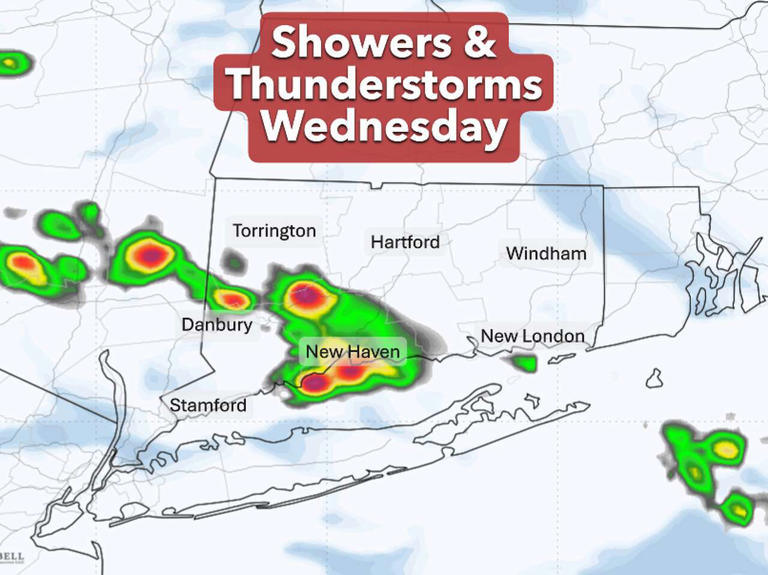 Summer heat and humidity could lead to severe storms in Connecticut ...