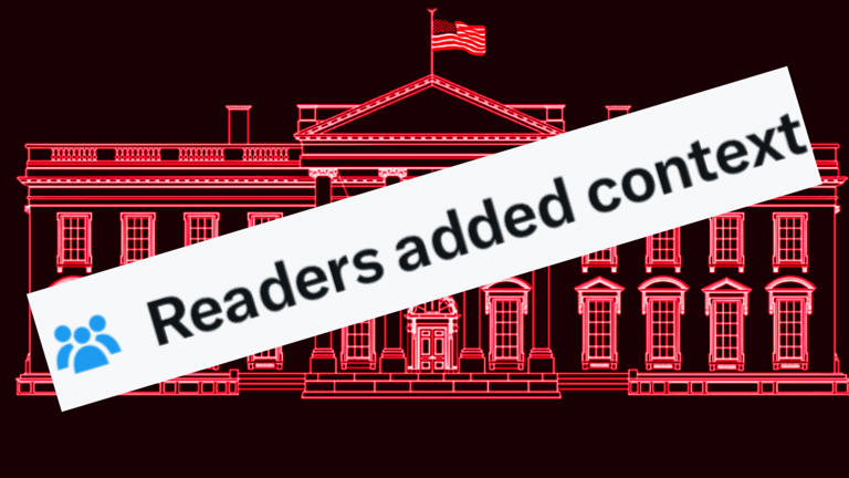 Trump White House hit with community note