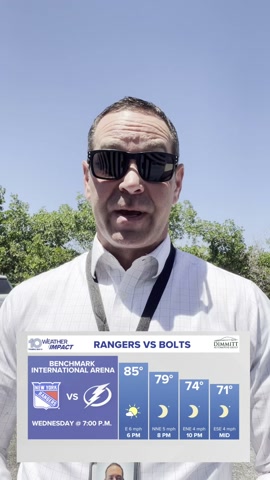 Weather forecast for Bolts matchup and Sun 'n Fun airshow
