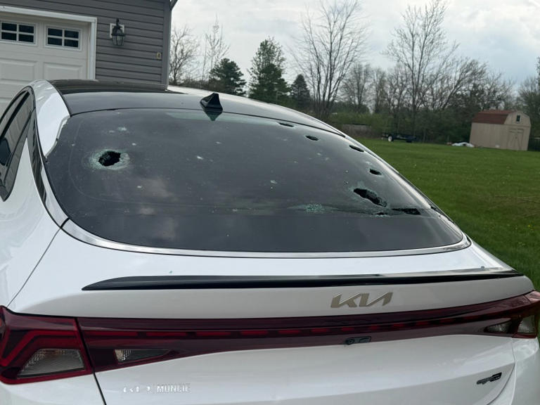 Tennis ball-sized hail hits Grant County community