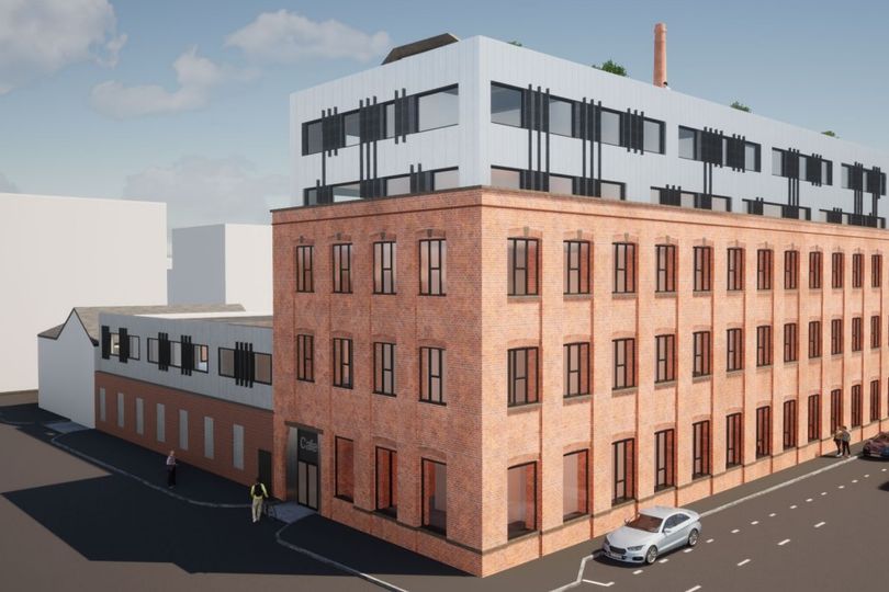 Bolton mill building with permission for 54 flats for sale at £1.8M