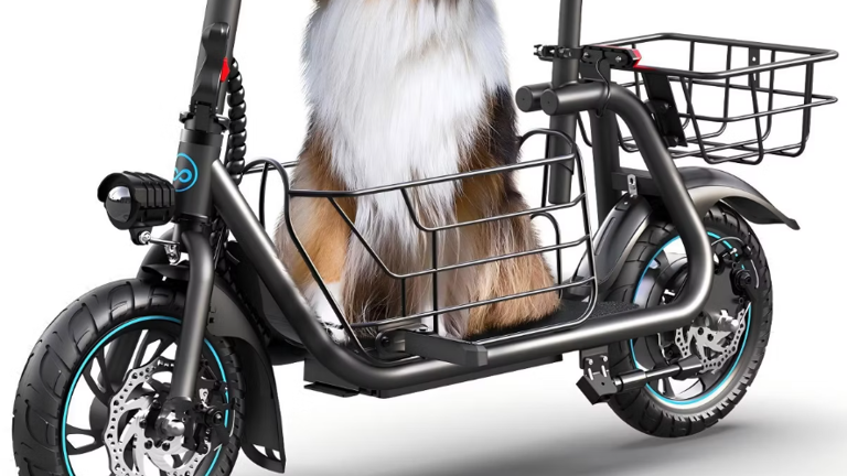 Target's sit-down electric scooter has 2 baskets, reaches 18 MPH, and ...